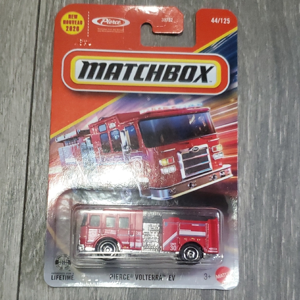 Matchbox Red Die-Cast Pierce Volterra Fire Truck Toy